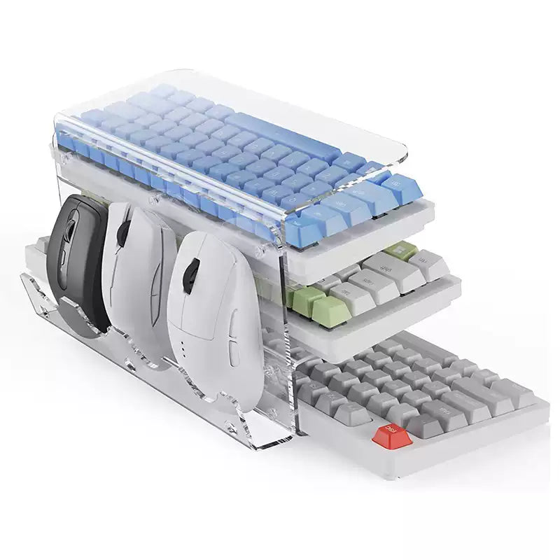 ALIGHTSTONE - Keyboard & Mouse Storage Display Rack