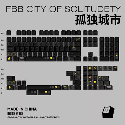 FBB - Lonely City PBT ANSI/ISO Keycap Set