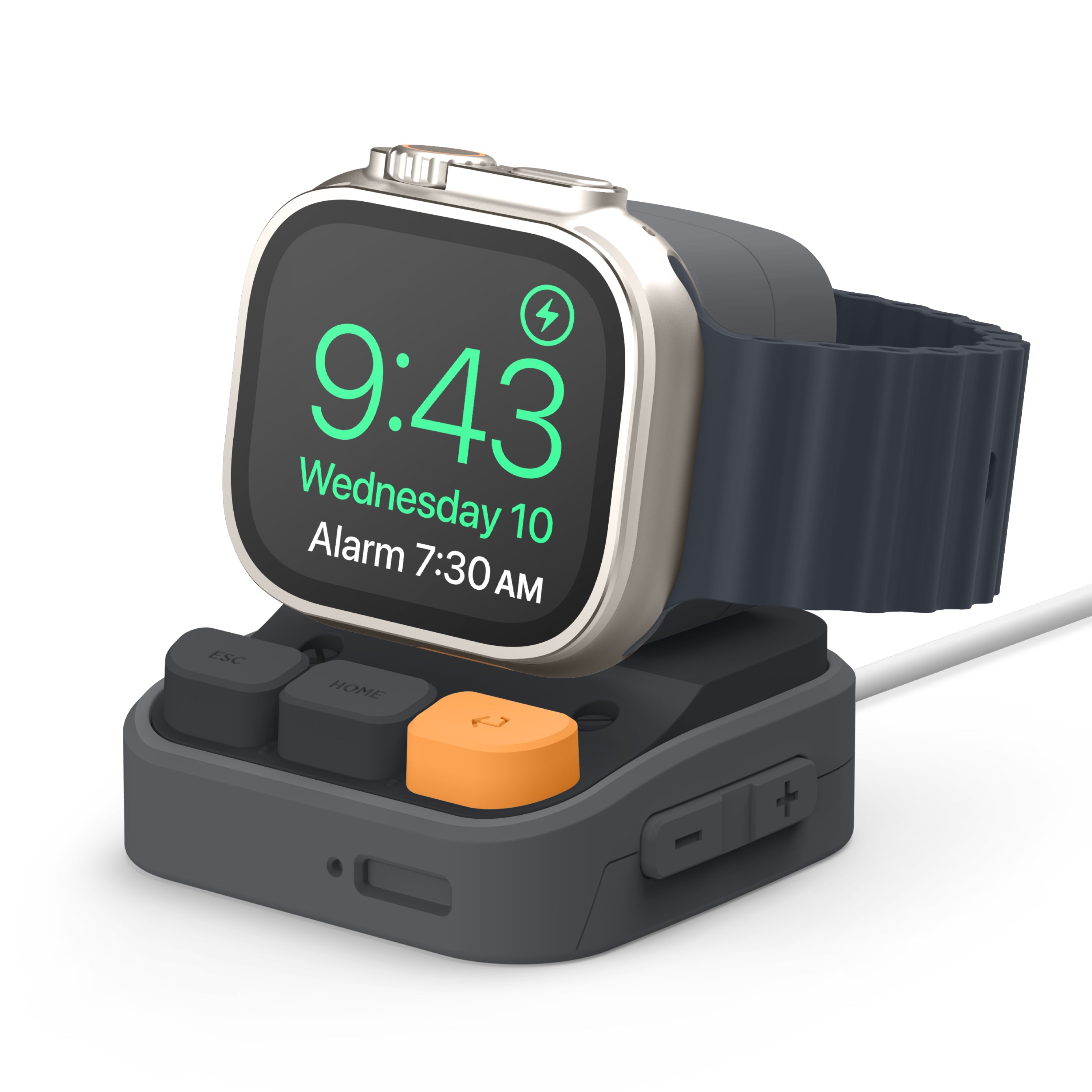 ELAGO W9 - Base de carga flotante para relojes Apple y Galaxy 