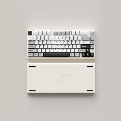 WEIKAV D75 (ensamblado): teclado mecánico QMK con 75 % de intercambio en caliente 