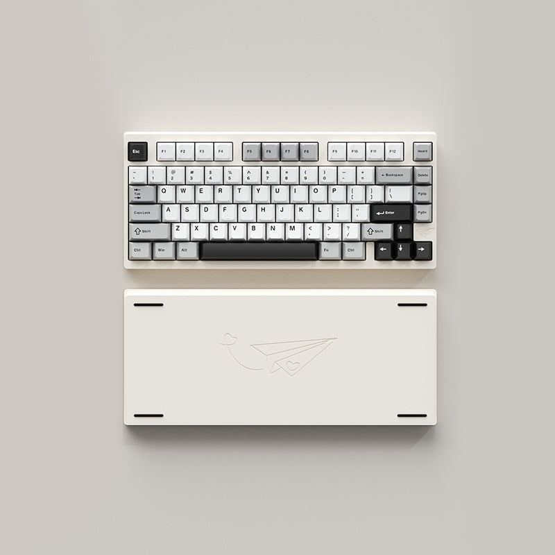WEIKAV D75 (ensamblado): teclado mecánico QMK con 75 % de intercambio en caliente 