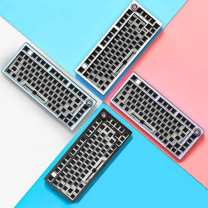 LEOBOG HI75 Mechanische Tastatur mit Dichtungsmontage aus 75 % Aluminium 
