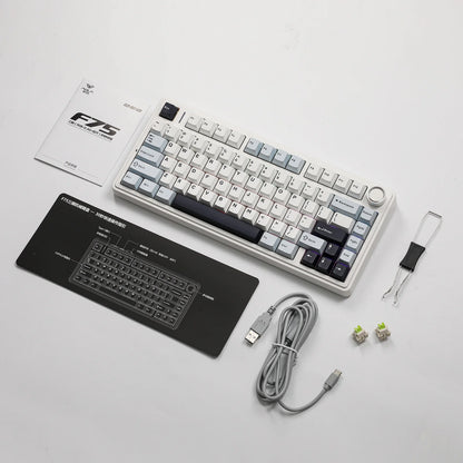 AULA F75 - Teclado mecánico inalámbrico con junta al 75 % 