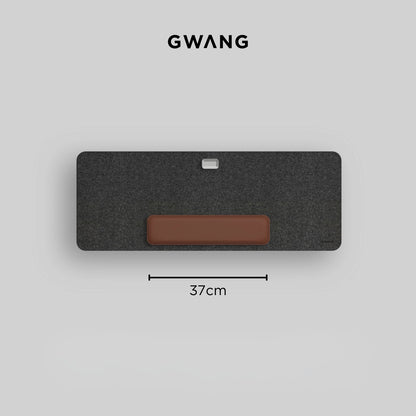 Gwang - Felt Surface Desk Mat with Accessories