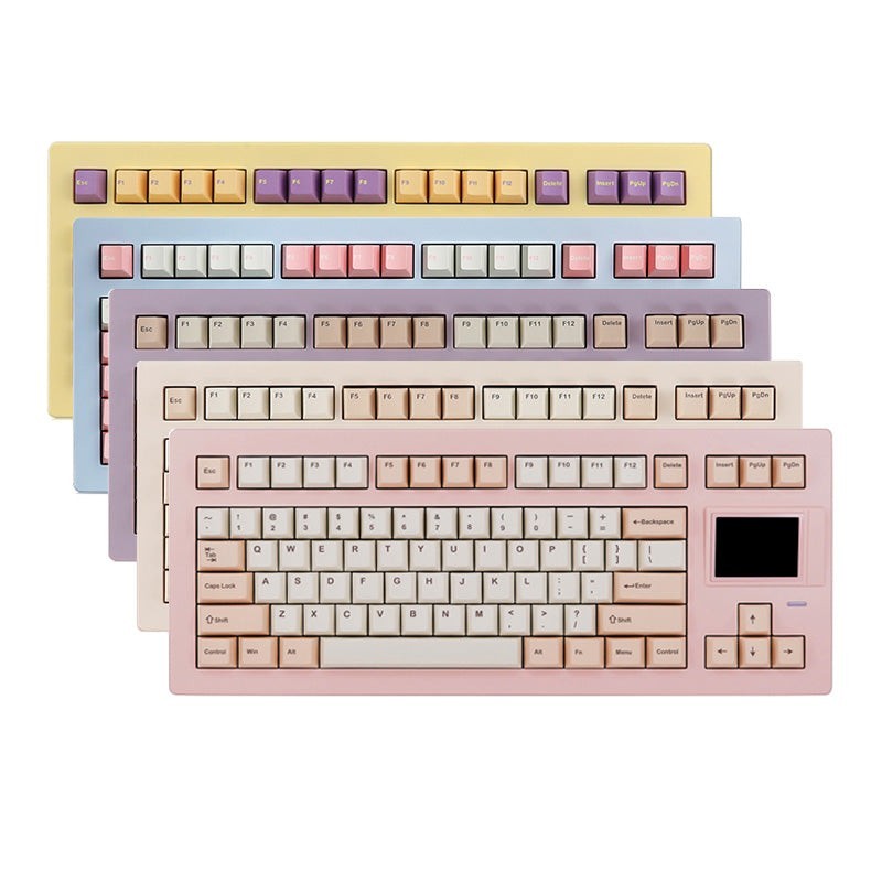 SP Star - D82 Pro+ V2 Mechanische Tastatur mit LCD-Bildschirm