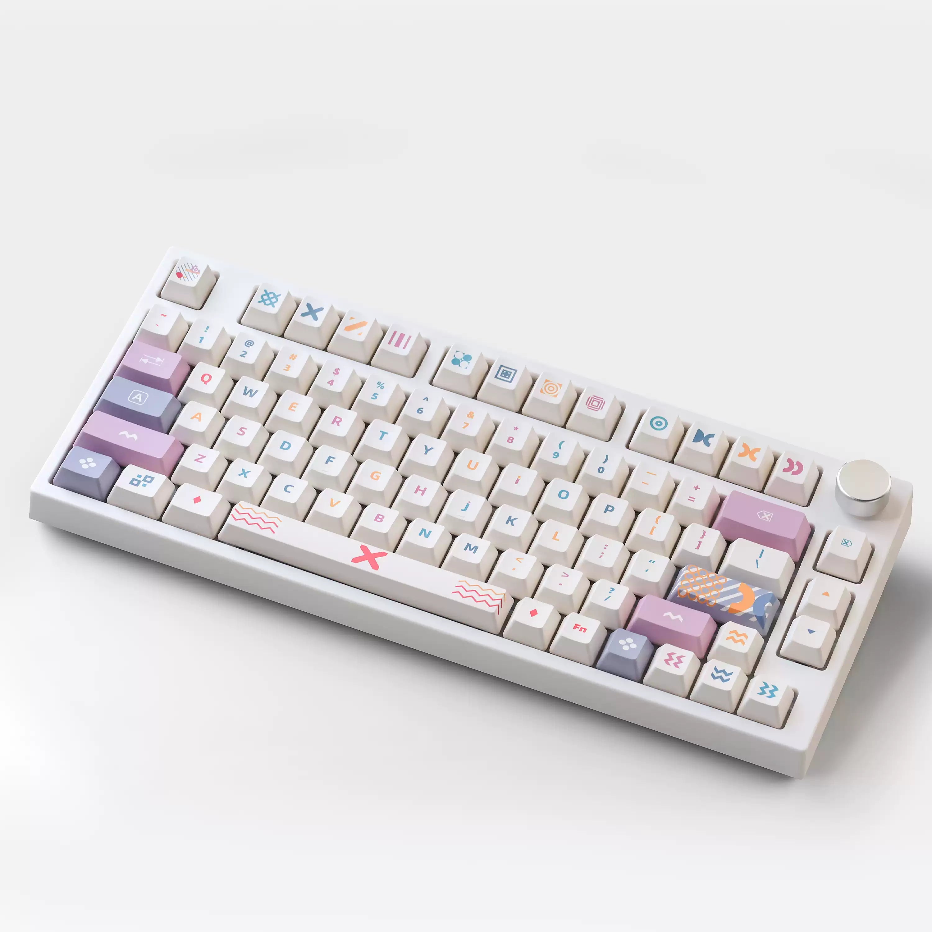 Keydous - Teclado mecánico inalámbrico NJ80-AP 