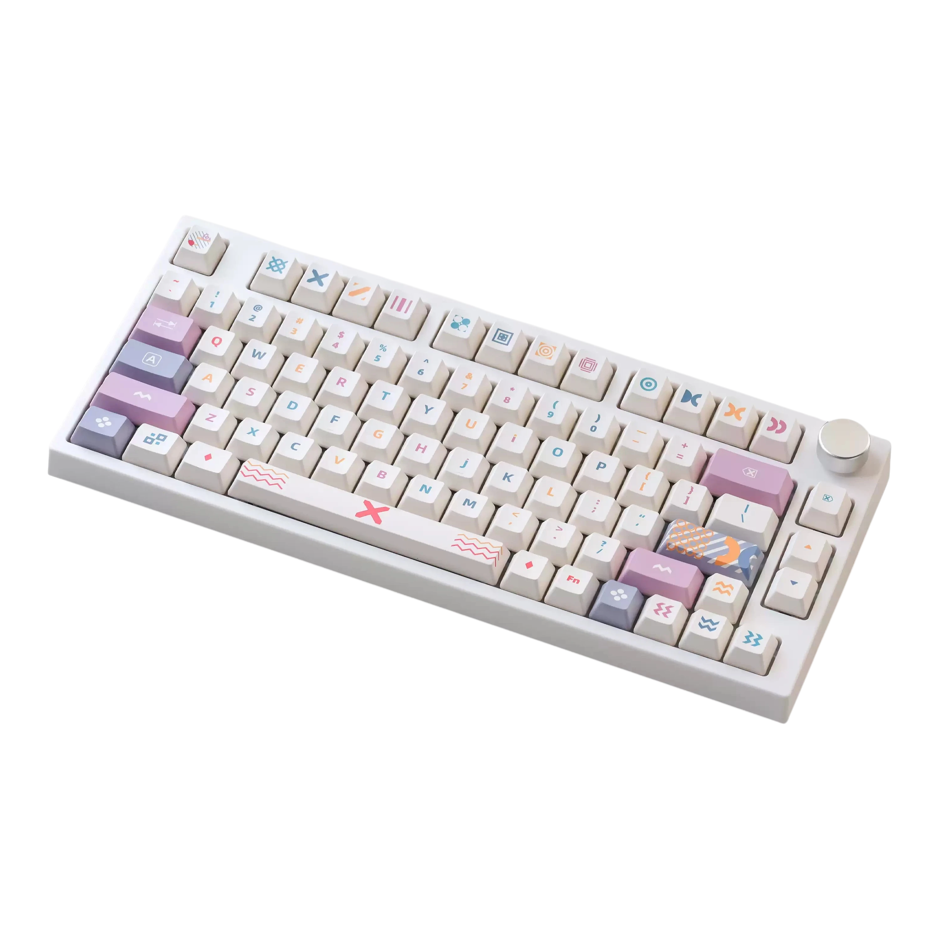Keydous - Teclado mecánico inalámbrico NJ80-AP 