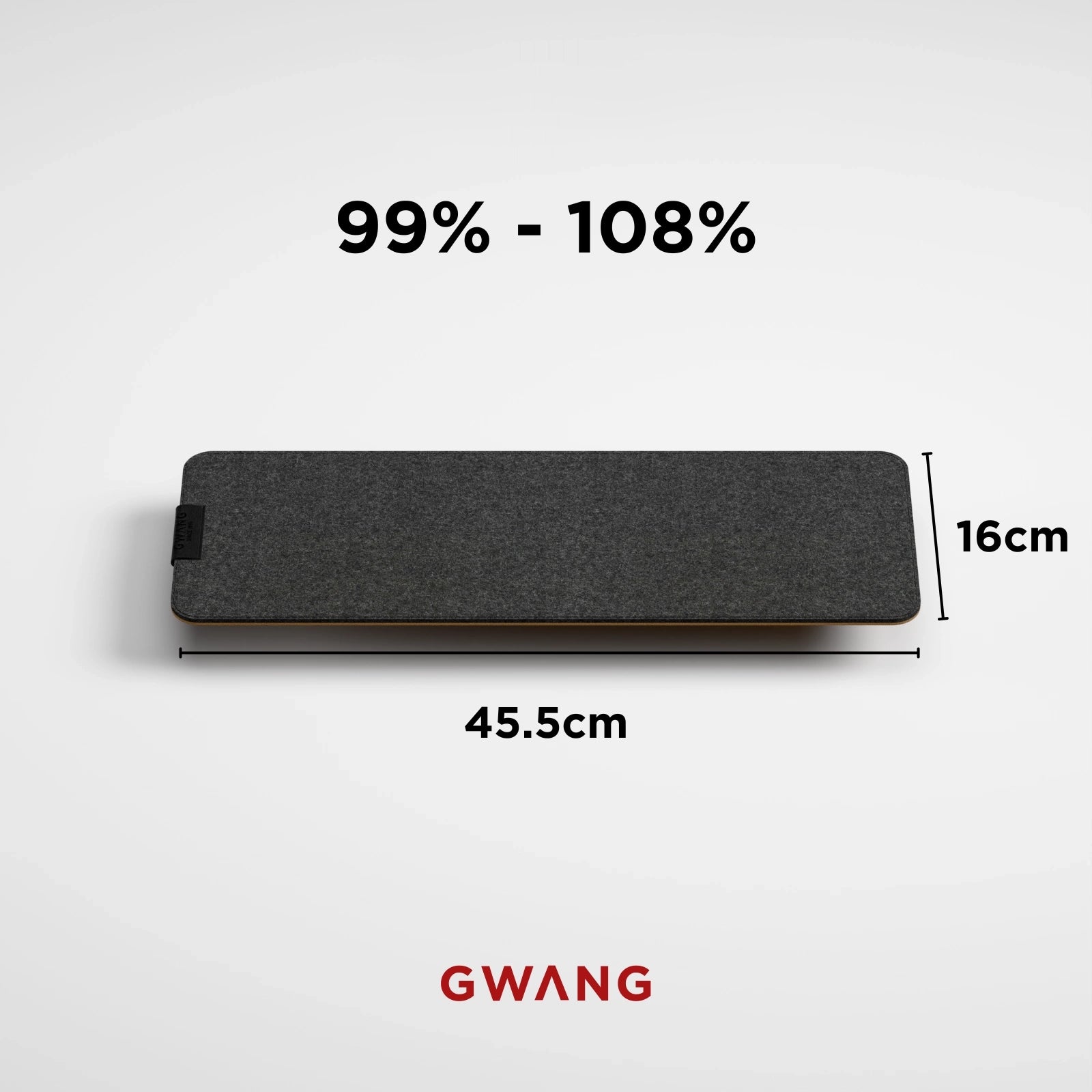 GWANG – Hi-Fi-Tastaturpad aus Korkfilz zur Stoßdämpfung und Geräuschreduzierung