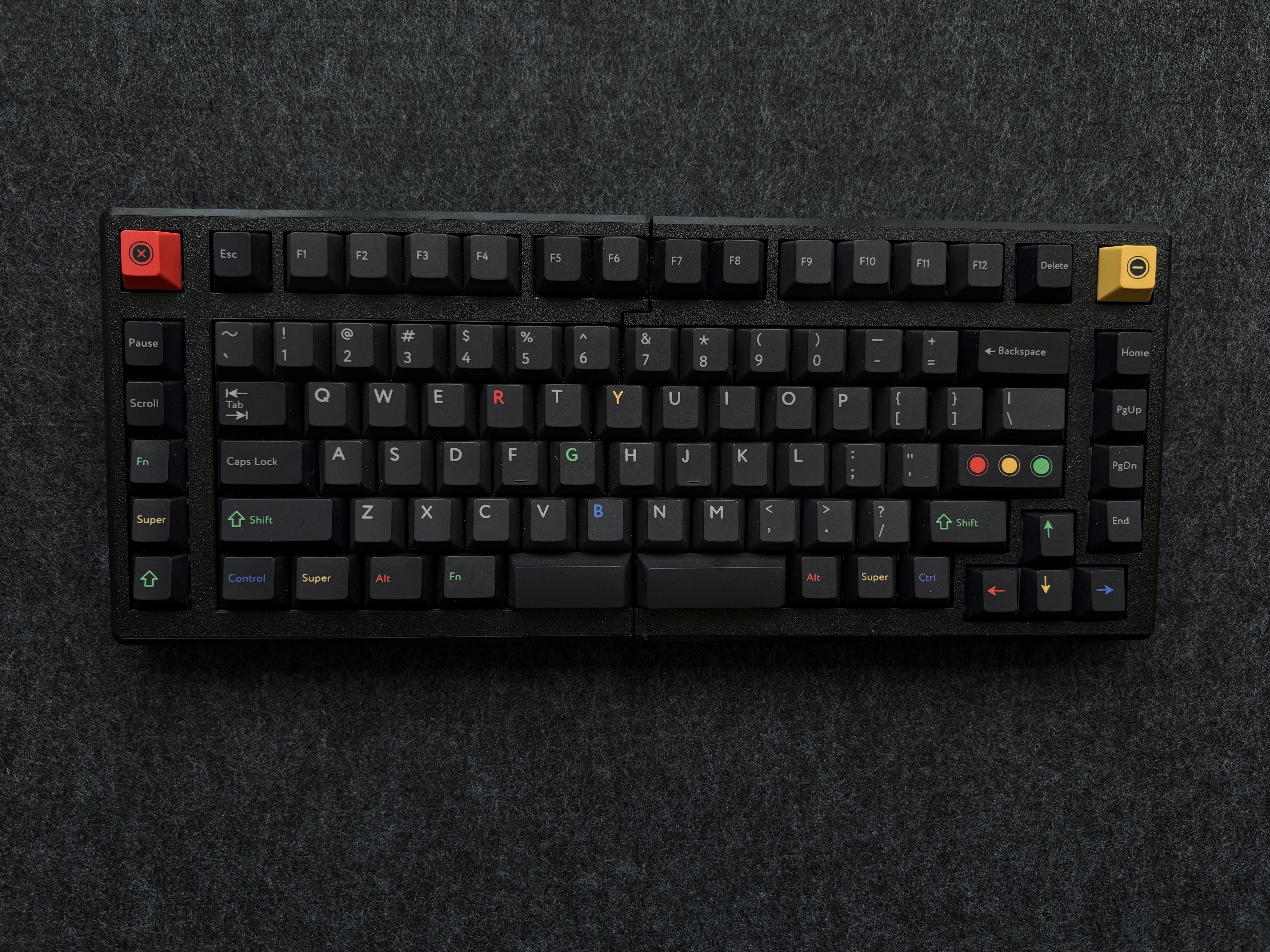 Weekin - WK Split 89 Wireless 2.4G Ergonomic Mechanical Keyboard