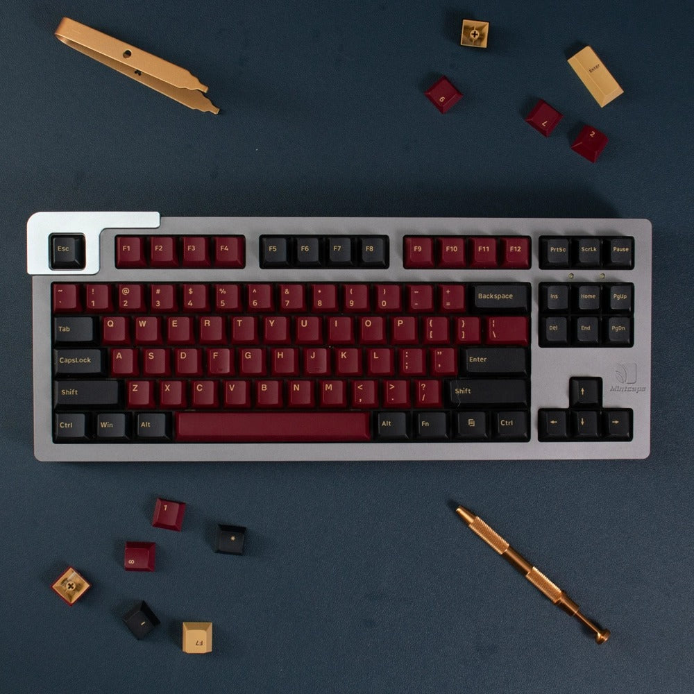 RED Samurai - 168 Cherry ANSI Keycap Set
