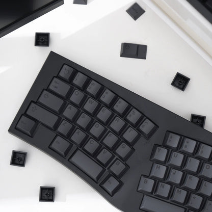 Black on Black Engraved – 152-Key ABS Cherry Profile ANSI Keycap Set