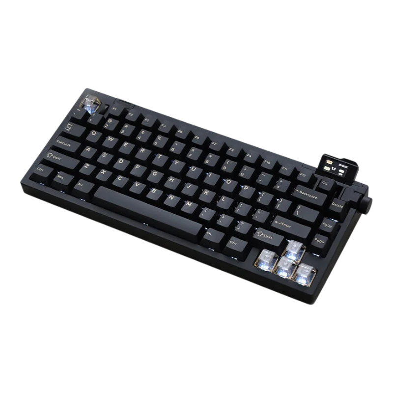 Keydous NJ80 Pro – Teclado mecánico inalámbrico de aleación de aluminio