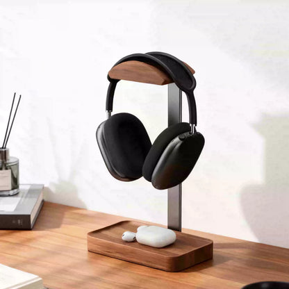Musowood - Walnut Wood Headphone Stand