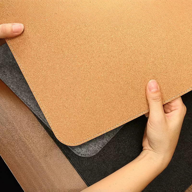 PINEYU - Felt Cork Mouse Pad Thickened Minimalist Desk Mat