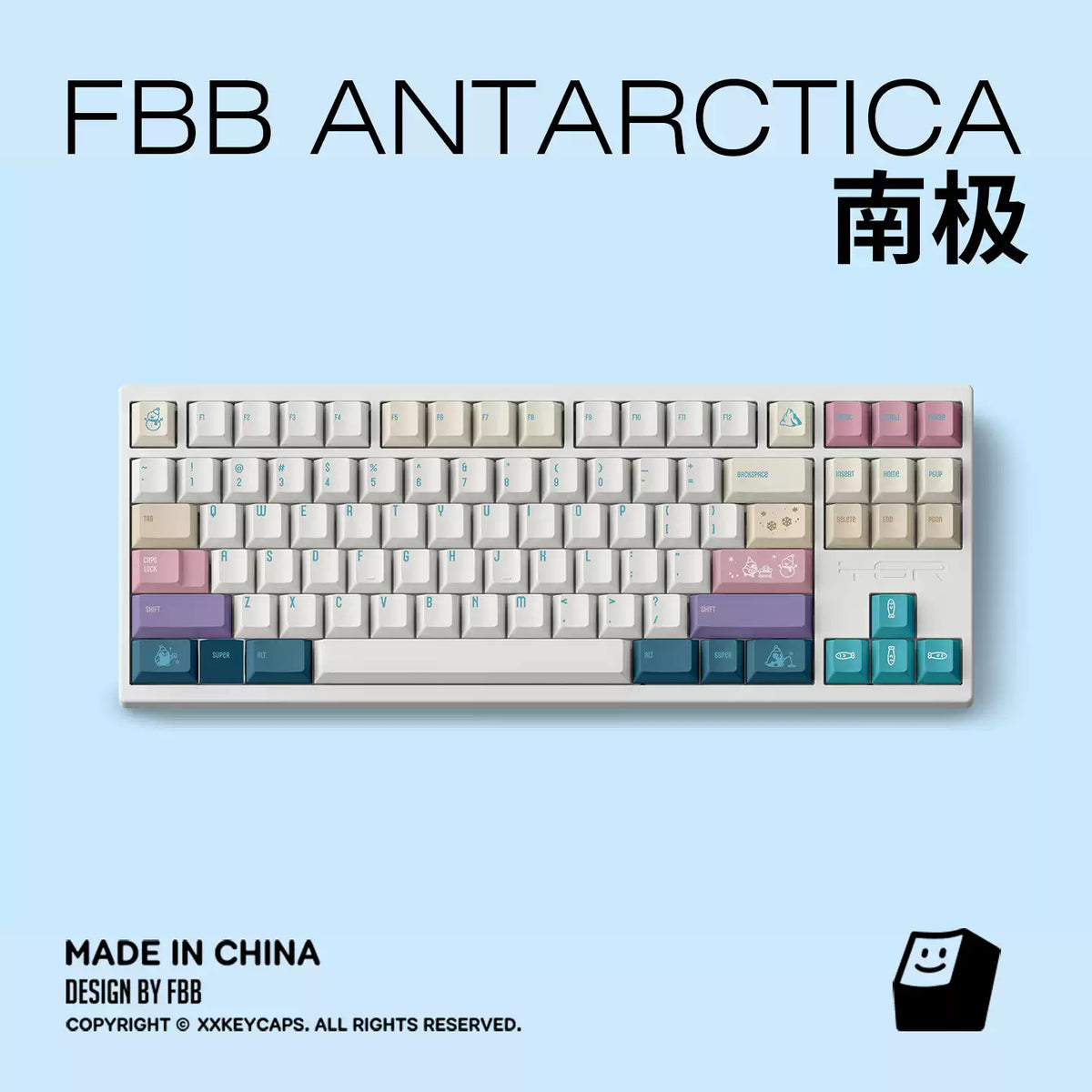 Antarctica PBT ANSI/ISO Keycap Set
