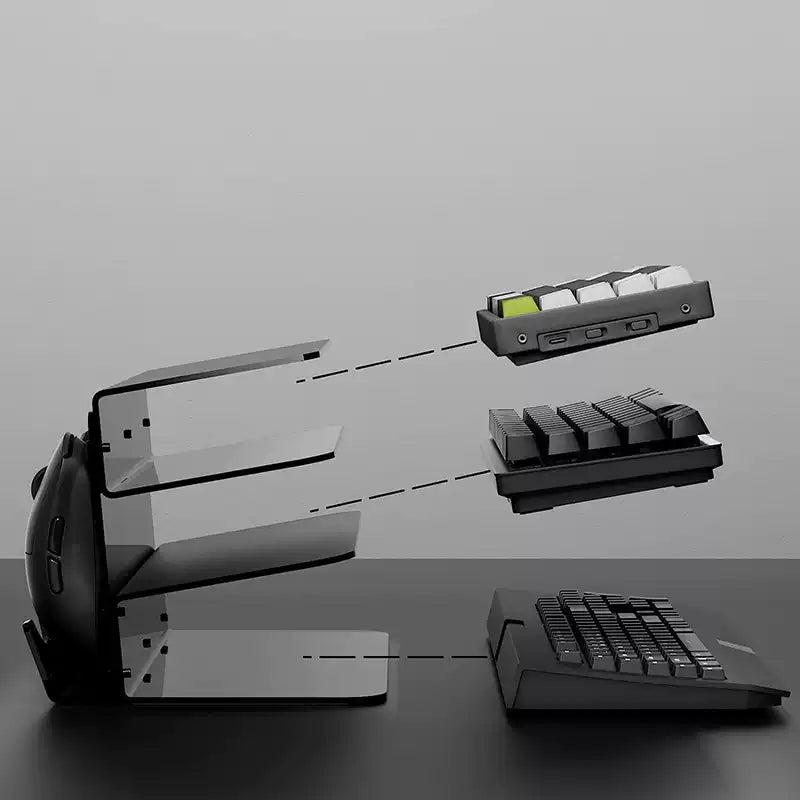 ALIGHTSTONE - Keyboard & Mouse Storage Display Rack