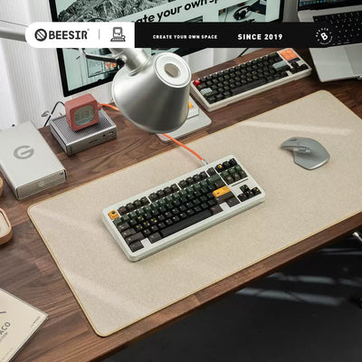 BEESIR - Oversized Cotton & Linen Desk Mat