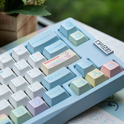 FBB - Set de teclas PBT bonitas ANSI/ISO para UFO Catcher