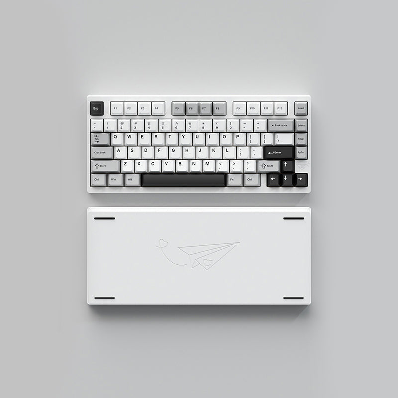 WEIKAV D75 (ensamblado): teclado mecánico QMK con 75 % de intercambio en caliente 