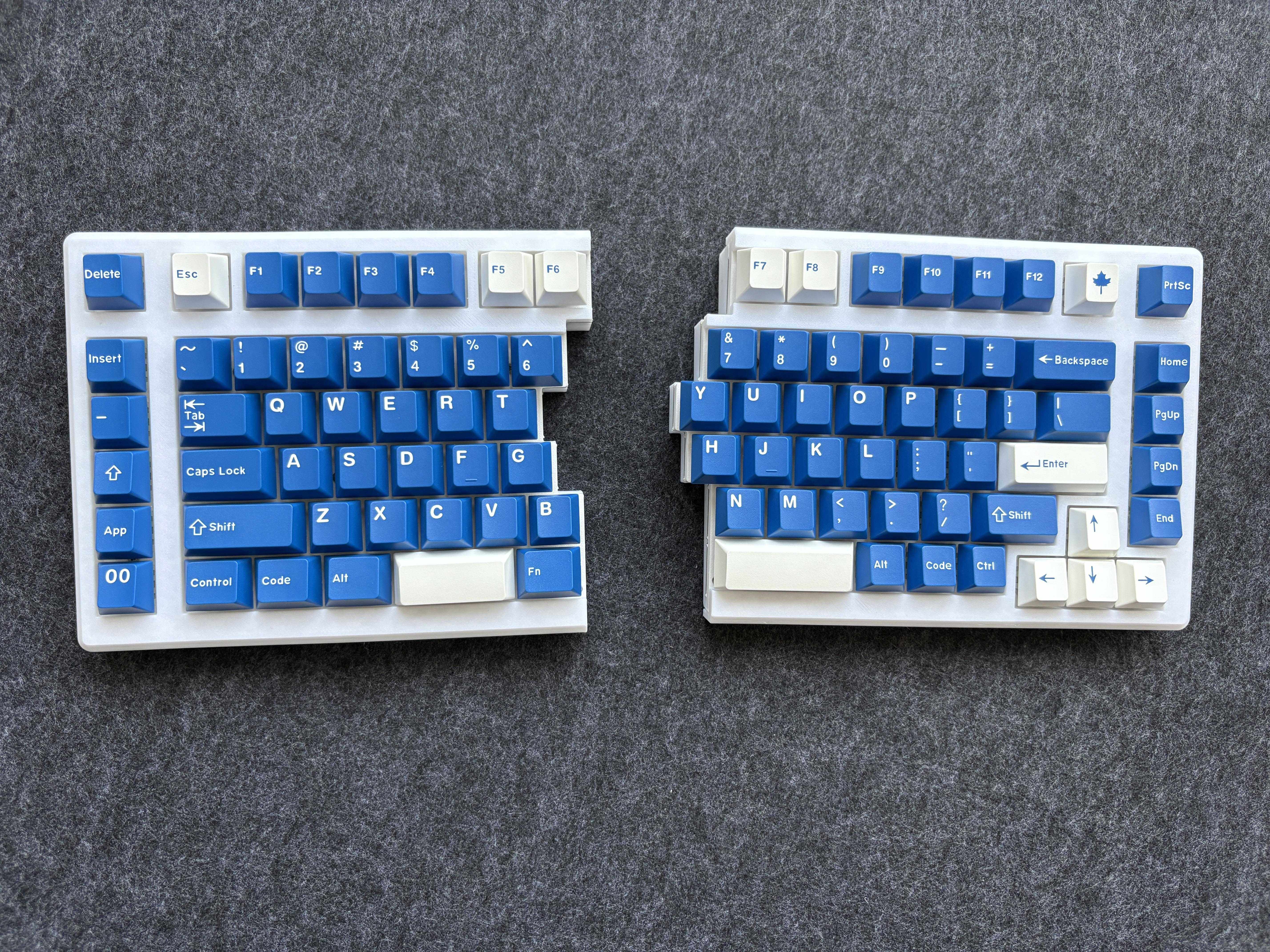 Weekin - WK Split 89 Wireless 2.4G Ergonomic Mechanical Keyboard