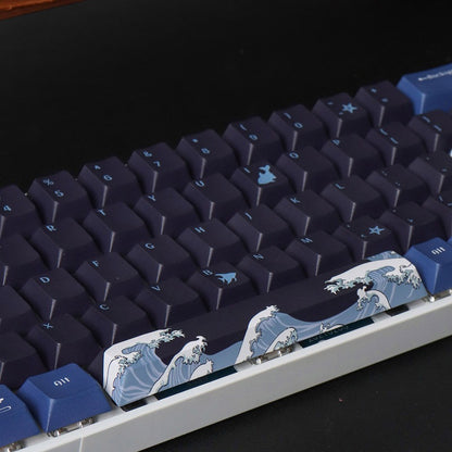 Black Coral Sea (Ukiyo) - 78 Cherry ANSI Keycap Set