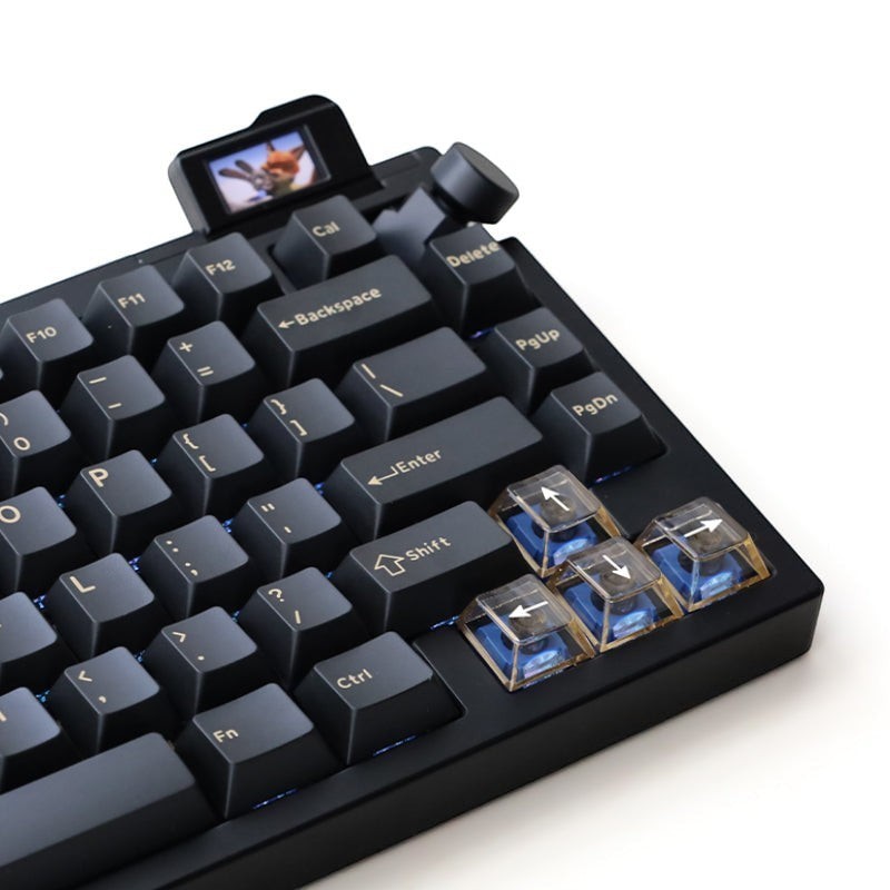 Keydous NJ80 Pro – Teclado mecánico inalámbrico de aleación de aluminio