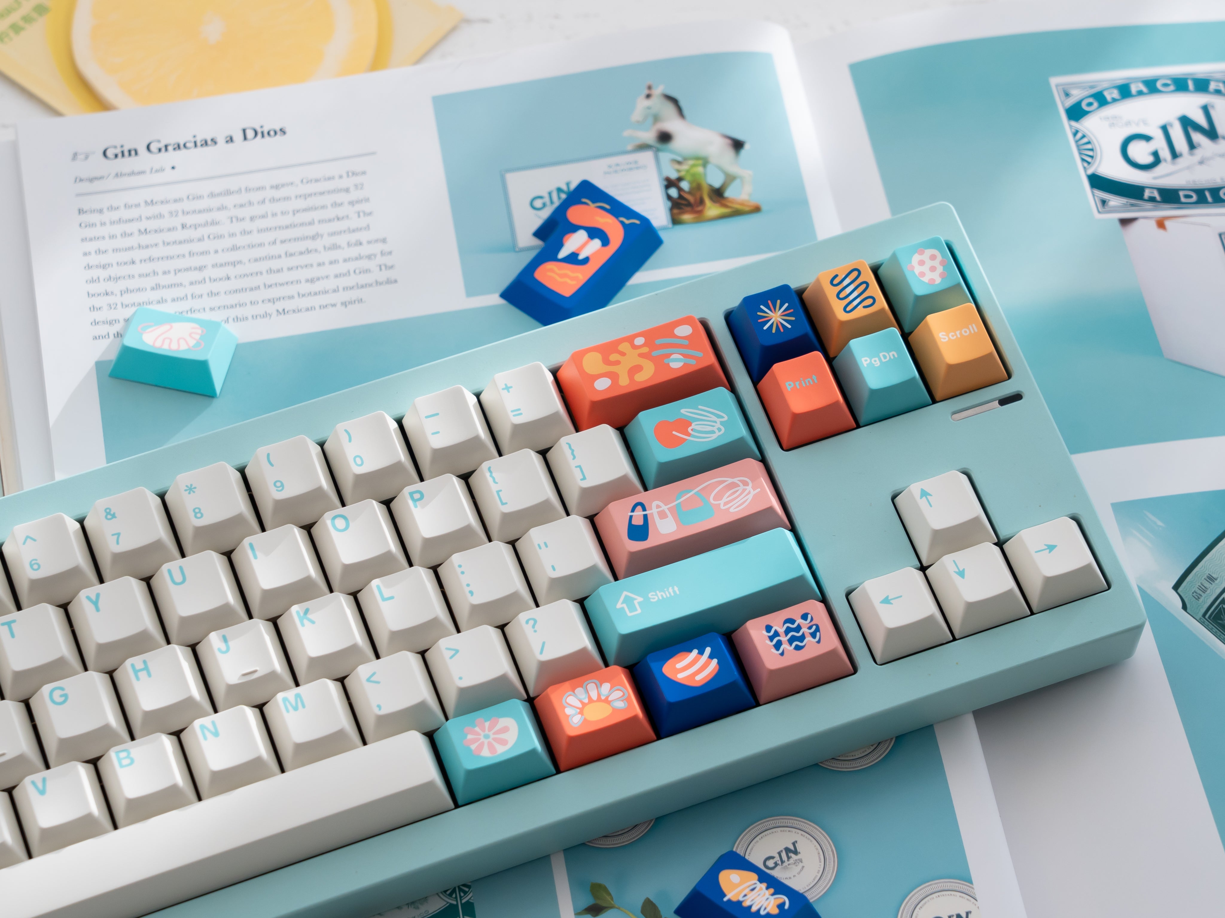Keykobo - Cinque Terre ABS Double-Shot Keycap Set