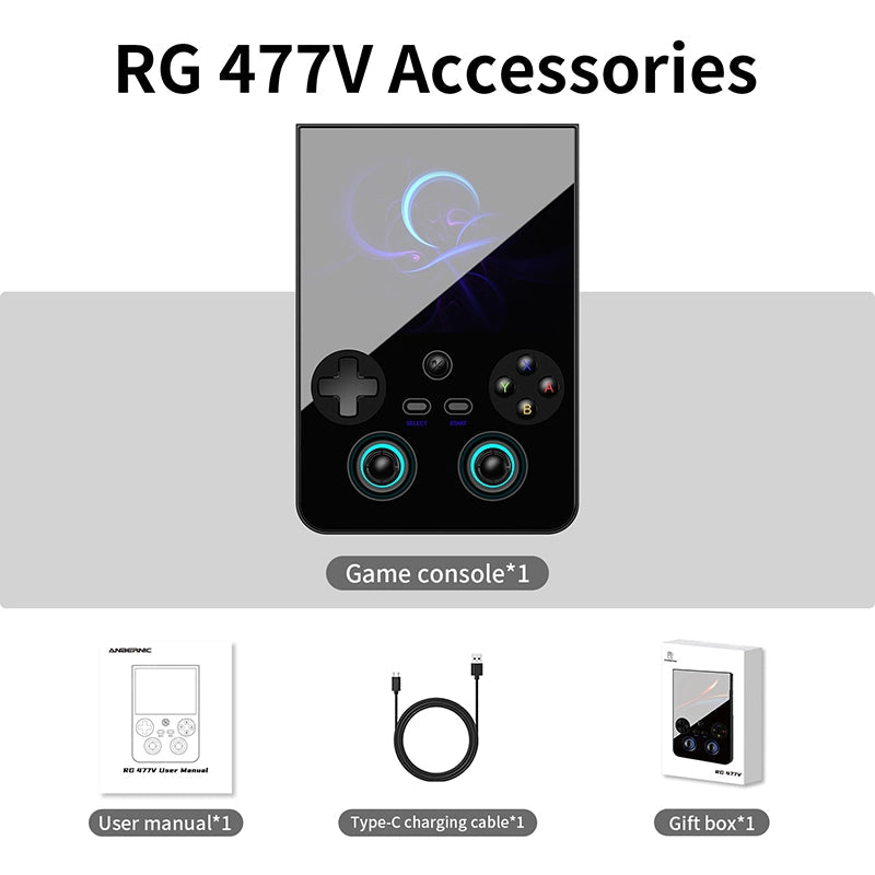 その他 ANBERNIC RG477V Black 12GB + 256GB Hands-On With the Anbernic RG477V; The Ultimate Vertical Handheld