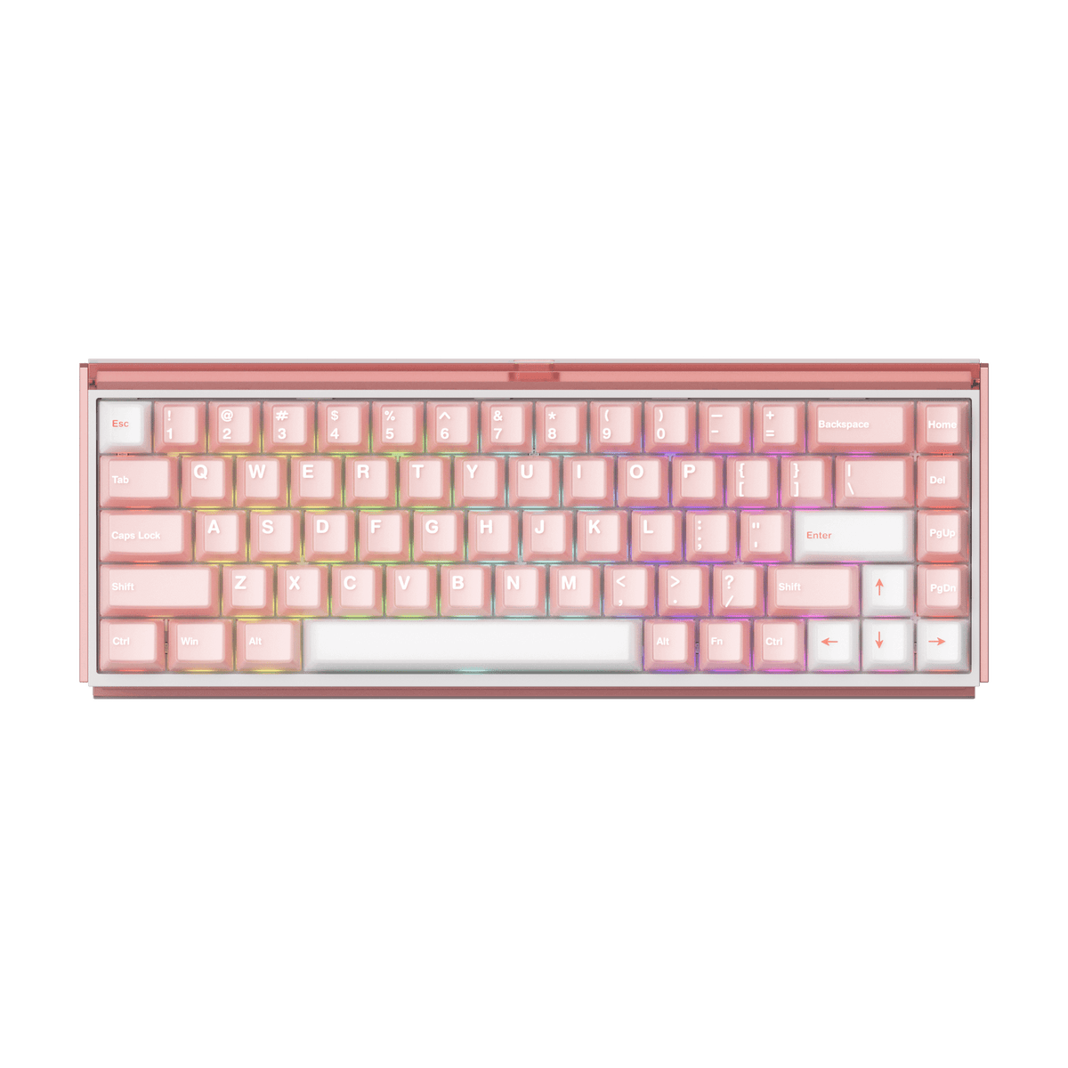 Akko RAY68 磁気スイッチキーボード 本体 パープル 開封済み未使用 Akko - Ray68 HE Magnetic Hall-Effect Wireless Mechanical Keyboard