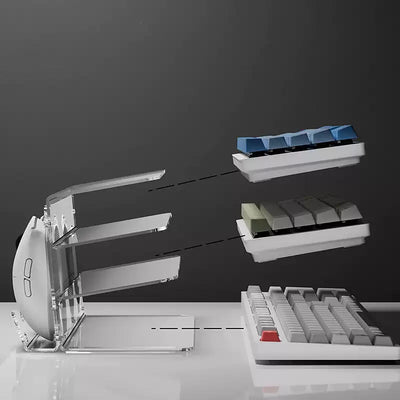 Keyboard Mouse Screen Rack ALIGHTSTONE - Keyboard & Mouse Storage Display Rack – OZO Keyboards