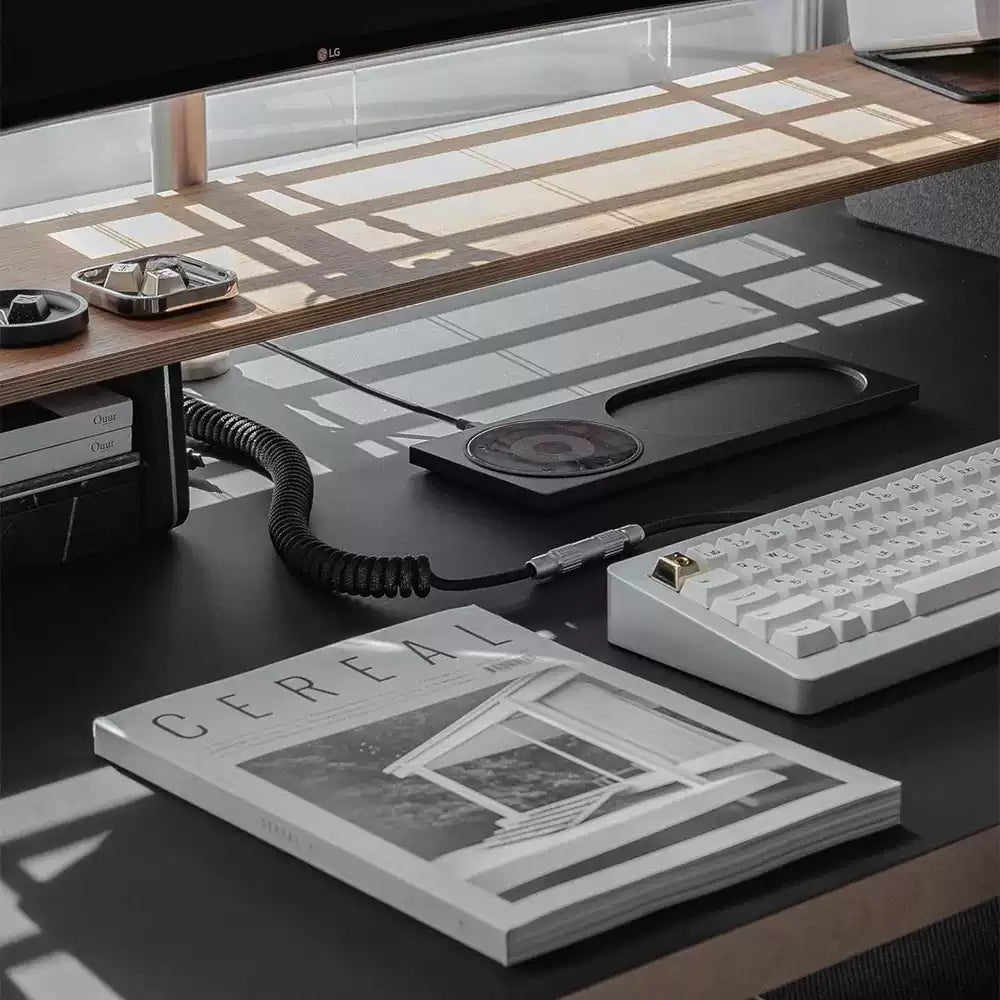 Laricare Solid Wood Dual Layer Monitor Stands