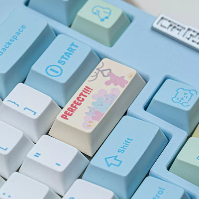 FBB - Set de teclas PBT bonitas ANSI/ISO para UFO Catcher