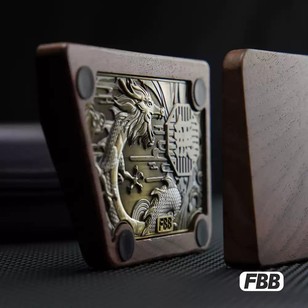 FBB - Black Walnut Split Ergonomic Keyboard Wrist Rest