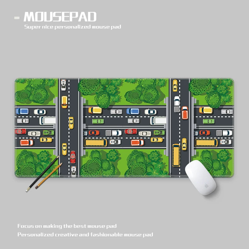 Busy Town & Street Racing R3 Deskmats