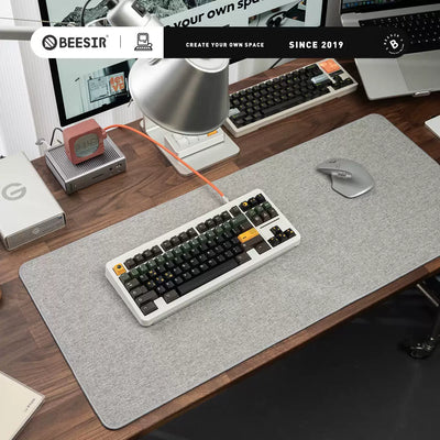 BEESIR - Oversized Cotton & Linen Desk Mat