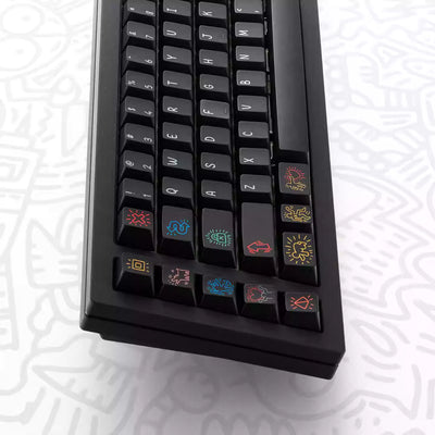 FBB - Graffiti Series Dark & White Original Keycap Set