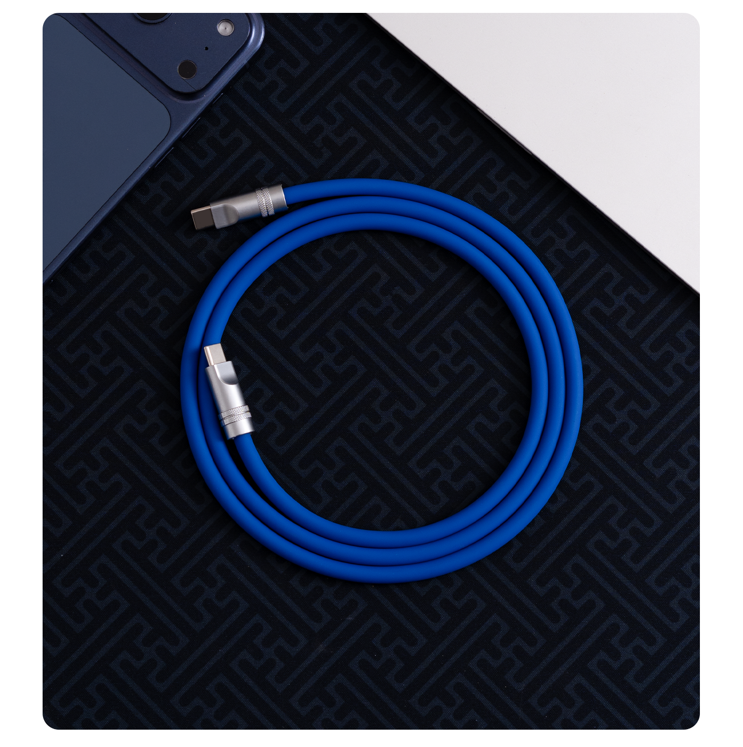 240W Custom Dual Type-C Silicone Cable