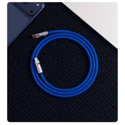 240W Custom Dual Type-C Silicone Cable