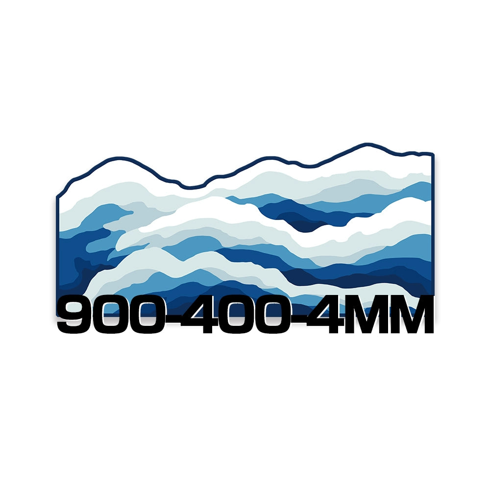 FBB – Wellenförmiges, extragroßes Mauspad – Blau &amp; Weiß