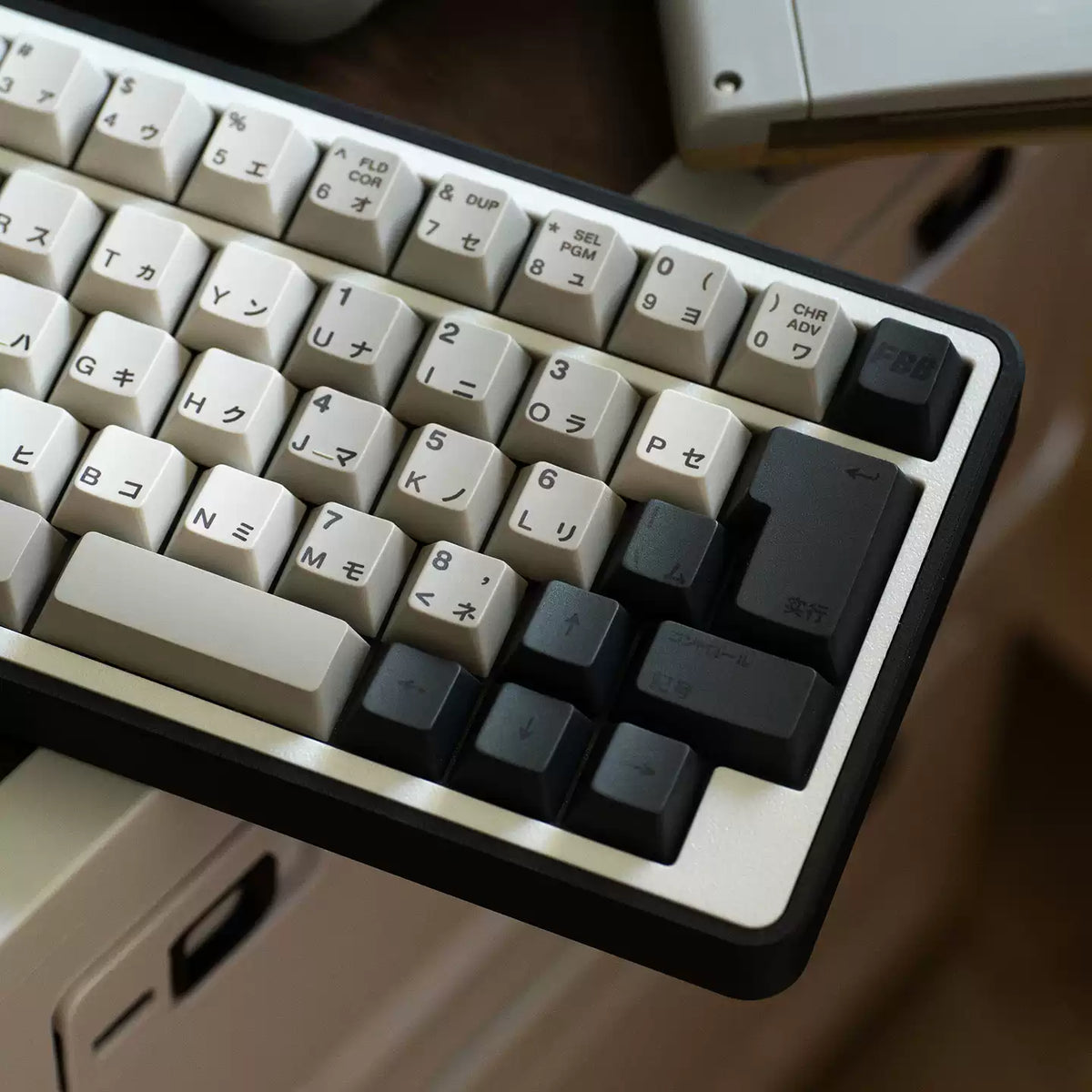 FK201 Retro Style PBT ANSI/ISO Keycap Set Japanese Katakana N9 9009