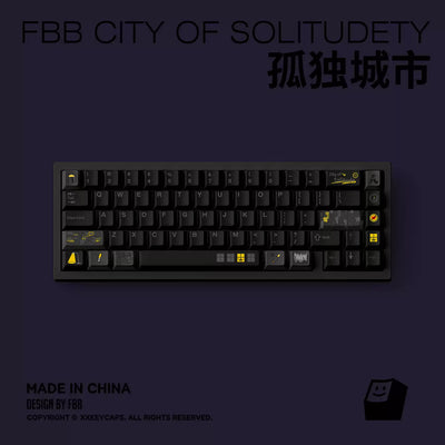 FBB – Lonely City PBT Tastenkappen-Set ANSI/ISO