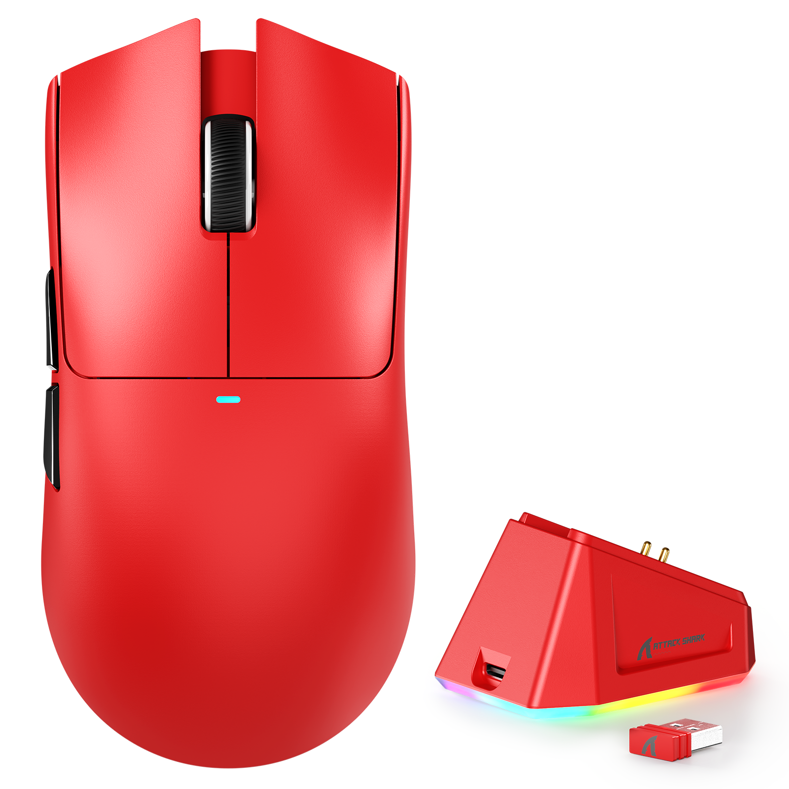 Attack shark x11 ultra レッド ATTACK SHARK - X11 Wireless Gaming Mouse – OZO Keyboards