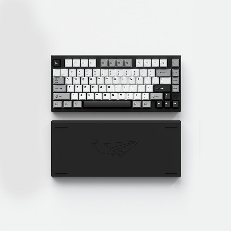 WEIKAV D75 (ensamblado): teclado mecánico QMK con 75 % de intercambio en caliente 