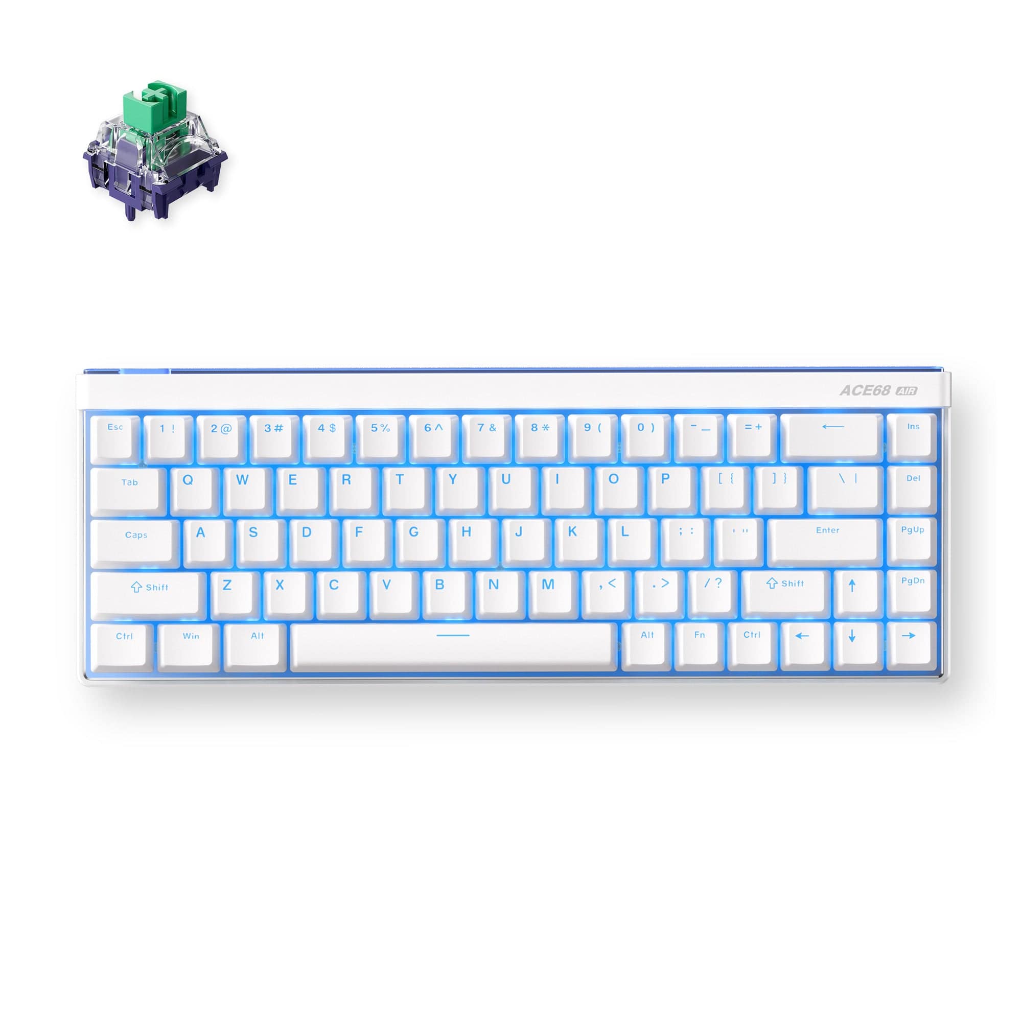 MCHOSE ACE 68 Air Hall‑Effect Magnetic‑Switch Keyboard – 65%