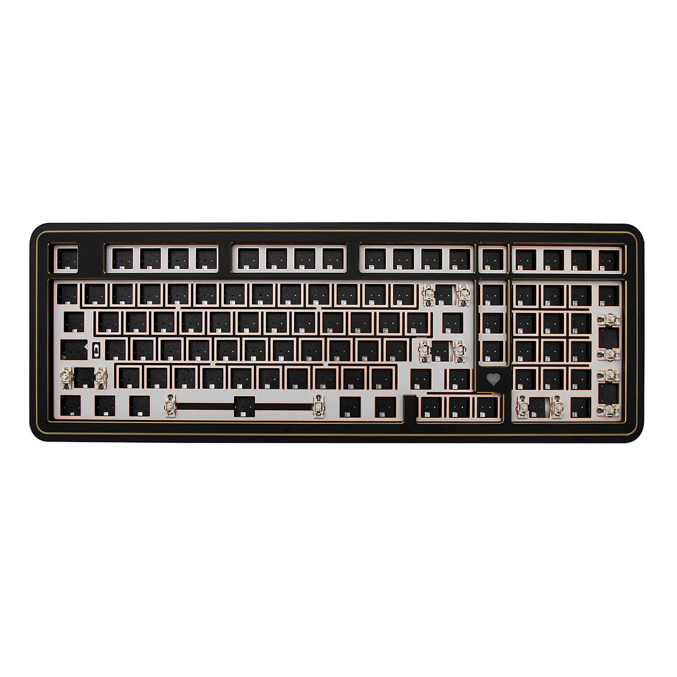 GeekZB Story100 Aluminum Wireless 100% Mechanical Keyboard - Barebone