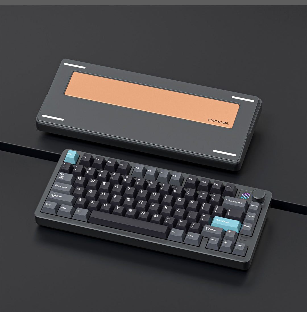 Furycube - F75 75% Aluminum Tri-Mode Mechanical Keyboard