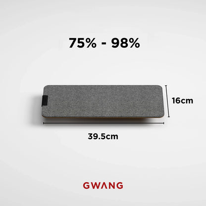 GWANG – Hi-Fi-Tastaturpad aus Korkfilz zur Stoßdämpfung und Geräuschreduzierung