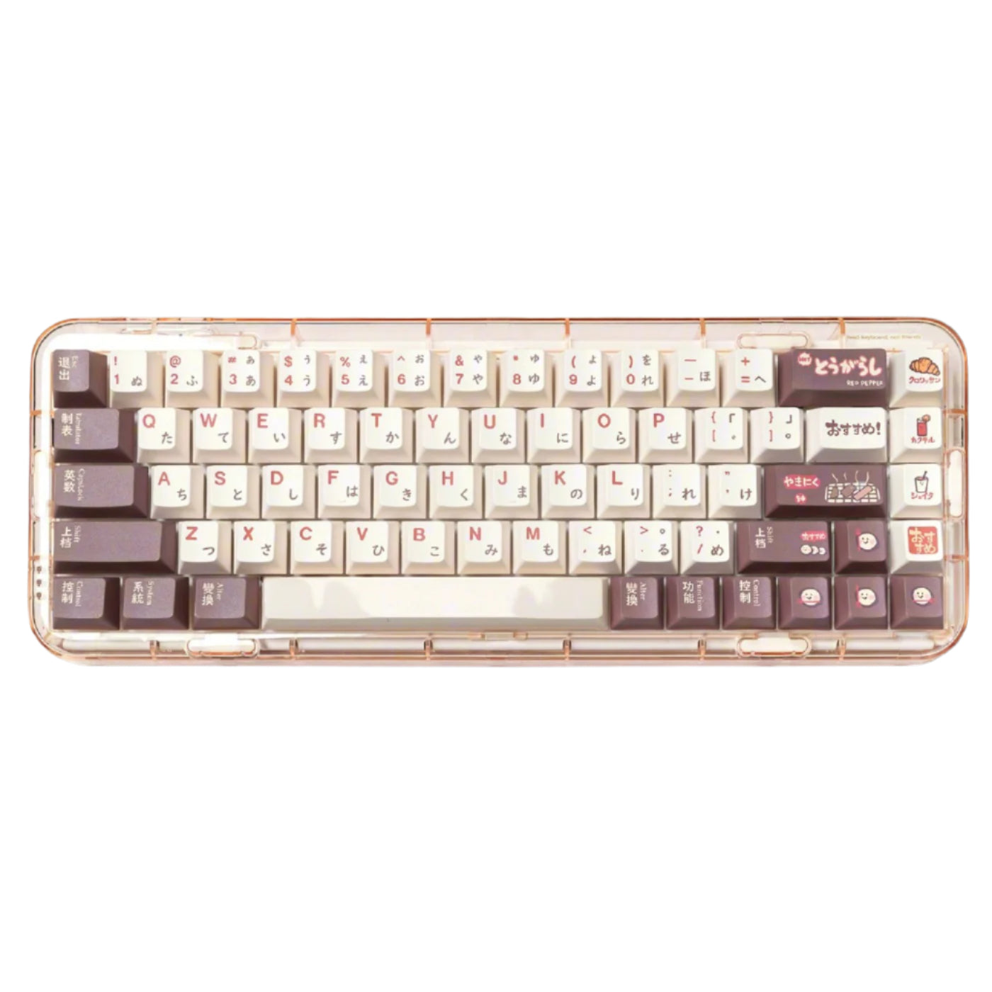 Barbecue – 142-Key PBT Cherry Profile ANSI Keycap Set