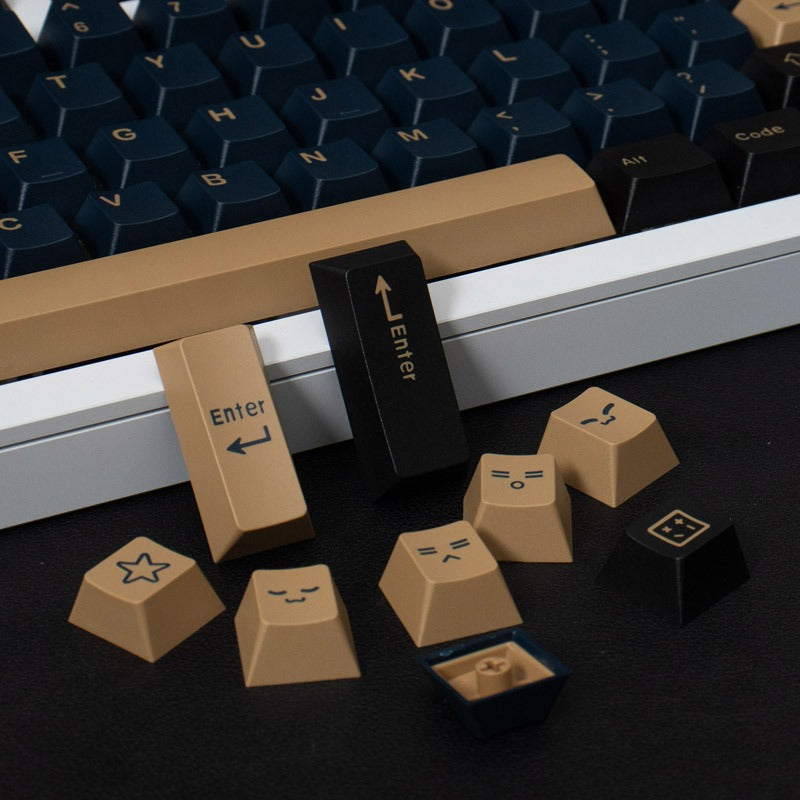 Blue Samurai – 173-Key Cherry Profile PBT ANSI/ISO Keycap Set