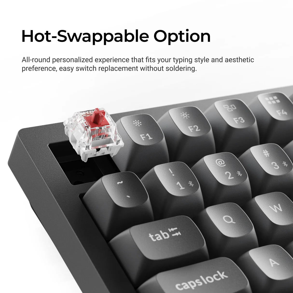 Keychron - K4 Max QMK Kabellose mechanische Tastatur